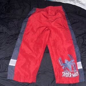 Vintage  Red & Navy Spider-Man Boys Athletic Pants